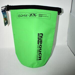 NuPouch Waterproof Dry Bag 5L –Neon Green Lightweight Water Resistant Travel Bea